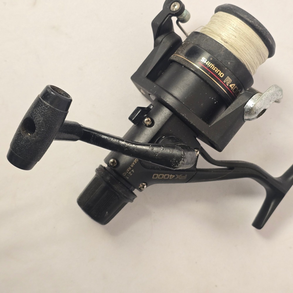 Shimano R4000 FX4000 Spinning Reel Black 4.2:1 Gear Ratio Rear Drag Fishing Reel